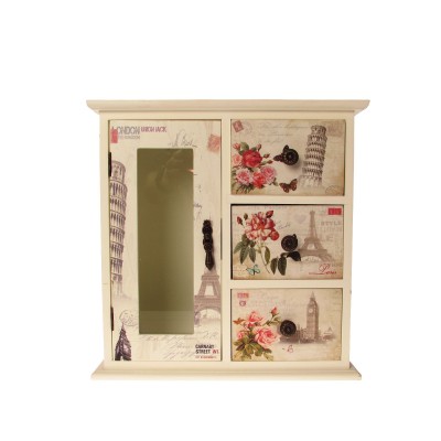 Cutie bijuterii YUMA cu usita si sertare