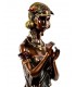Statueta decorativa ''Doamna cu flaut''