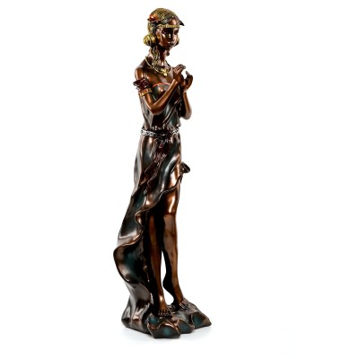 Statueta decorativa ''Doamna cu flaut''