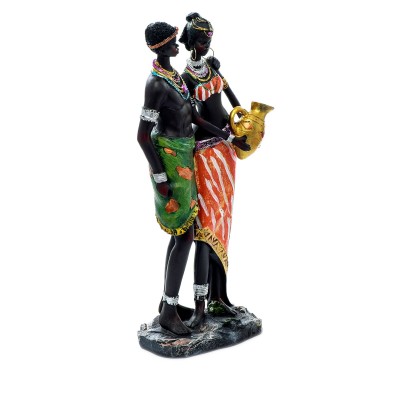 Statueta cuplu africani