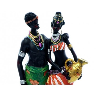 Statueta cuplu africani