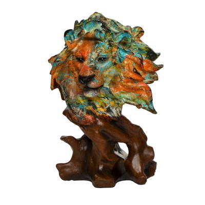Statueta Leul 'colorat' I