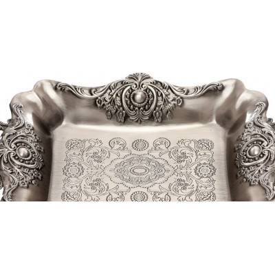 Set tavi pentru servire din antimoniu