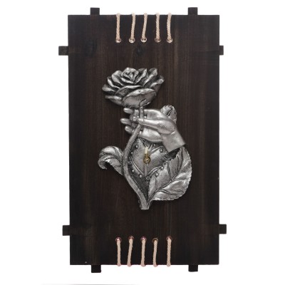 Ceas decorativ trandafir