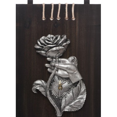 Ceas decorativ trandafir