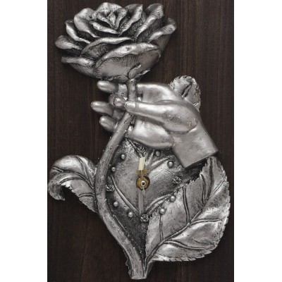 Ceas decorativ trandafir