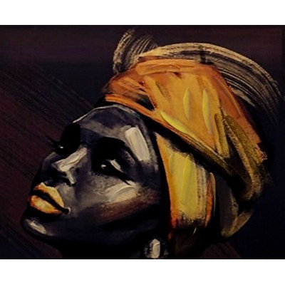 Tablou 'Negresa cu turban galben'