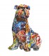 Statueta decorativa buldogul 'colorat' V