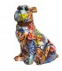 Statueta decorativa buldogul 'colorat' V