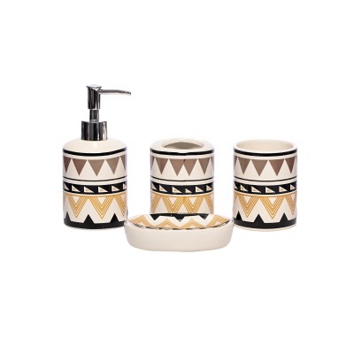 Set accesorii de baie Abstract Forms