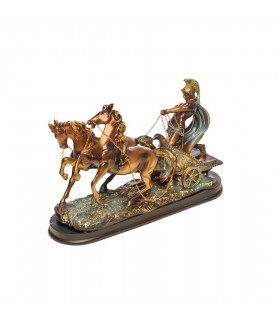 Statueta Roman cu car de lupta