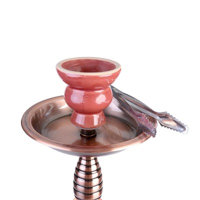 Narghilea rosie (H 57 cm)