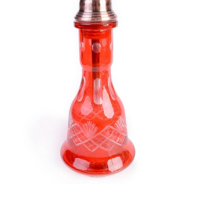 Narghilea rosie (H 57 cm)